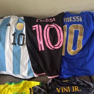 Bundle Messi Jersey’s - Blue and Gold
